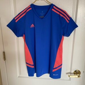 Adidas Royal Blue Jersey with Pink Accents